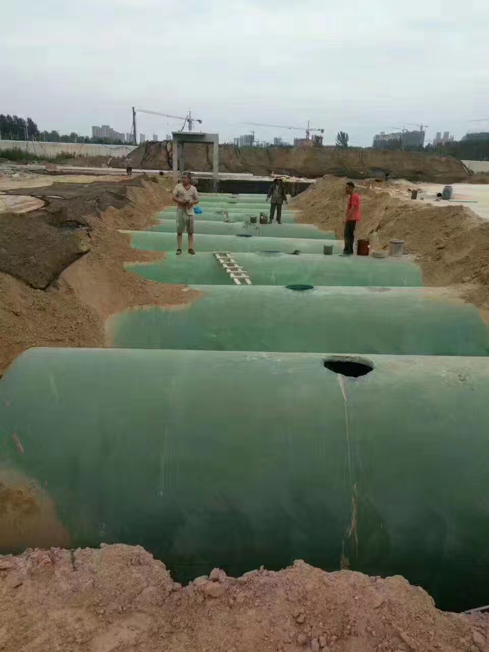 消防池、蓄水池、雨水收集池     萬溢罐體應用領域